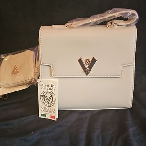 *Brand New* Valentino Orlandi Cream Mini Bag with Elegant Hardware
